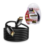 Cable HDMI Lancom 8M: Disfruta de una experiencia multimedia sin límites Cable HDMI Lancom de 8 Metros, HDR, High Speed, 4K, Versión 2.0, Audio Retorno, 18Gbps, Conector Gold Plated, 100% Full Cobre