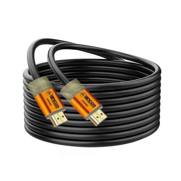 Cable HDMI de 15 Metros Lancom 4K HAA40-15M-SF: La conexión perfecta para distancias mayores Cable HDMI de 15 Metros, marca LANCOM, Modelo HAA40-15M-SF, con Conector Gold Plated, 100% Cobre, High Speed, Audio Retorno, 18Gbps, HDR, 18Gbps, Apantallado, Versión 2.0 4K Ultra HD 2160p, 32 Canales de Audio, 1536kHz de Frecuencia, SIN filtro