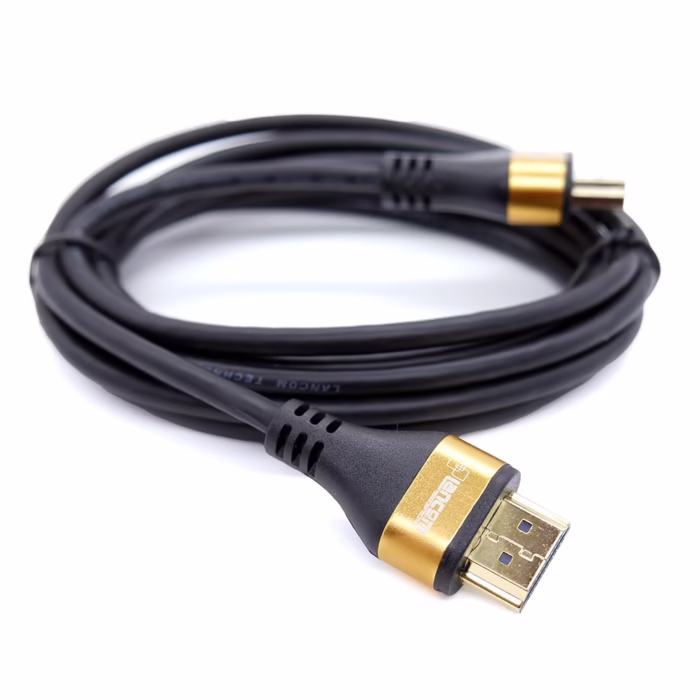 Cable HDMI de MT Ultra Delgado Lancom HAA M Elegancia y rendimiento en un solo cable Cable HDMI de  Metro Ultra Delgado modelo Slim K Conector Gold Plated Versión  Audio Retorno High Speed Diseño Compacto Apantallado Marca Lancom Modelo HAA M