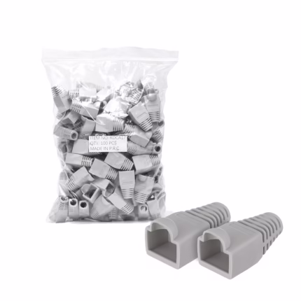 Capucha RJ Color Gris Power Acoustik KDCA Capucha Cerrada RJ Color Gris Pack de  Unidades   Power Acoustik KDCA Protege tus conexiones de forma segura y profesional