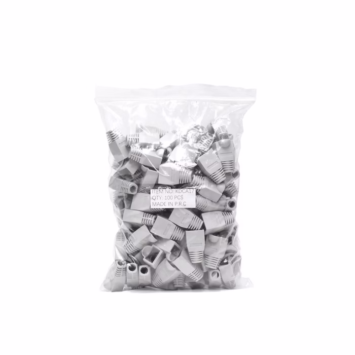 Capucha RJ Color Gris Power Acoustik KDCA Capucha Cerrada RJ Color Gris Pack de  Unidades   Power Acoustik KDCA Protege tus conexiones de forma segura y profesional