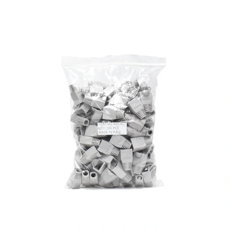 Capucha RJ45 Color Gris Power Acoustik KDCA17 Capucha Cerrada RJ45 Color Gris Pack de 100 Unidades - Power Acoustik KDCA17: Protege tus conexiones de forma segura y profesional