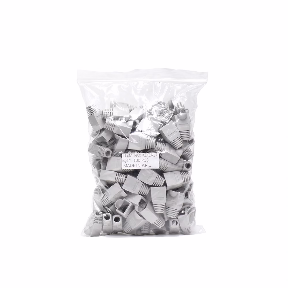 Capucha RJ Color Gris Power Acoustik KDCA Capucha Cerrada RJ Color Gris Pack de  Unidades   Power Acoustik KDCA Protege tus conexiones de forma segura y profesional