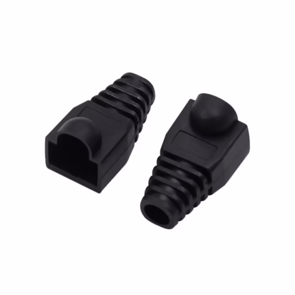 Capucha para Conector Plug RJ45 - American NET F-116-P-NG Pack de 100 Capuchas Cerradas para Conector RJ45, Color Negro, Marca American NET F-116-P-NG