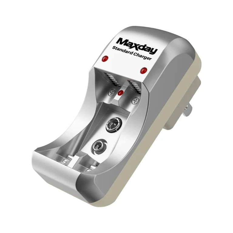 Cargador de Pilas AA-AAA-9V Maxday MD-812B ¡Dile adiós a las pilas agotadas con el Cargador de Pilas Maxday MD-812B!