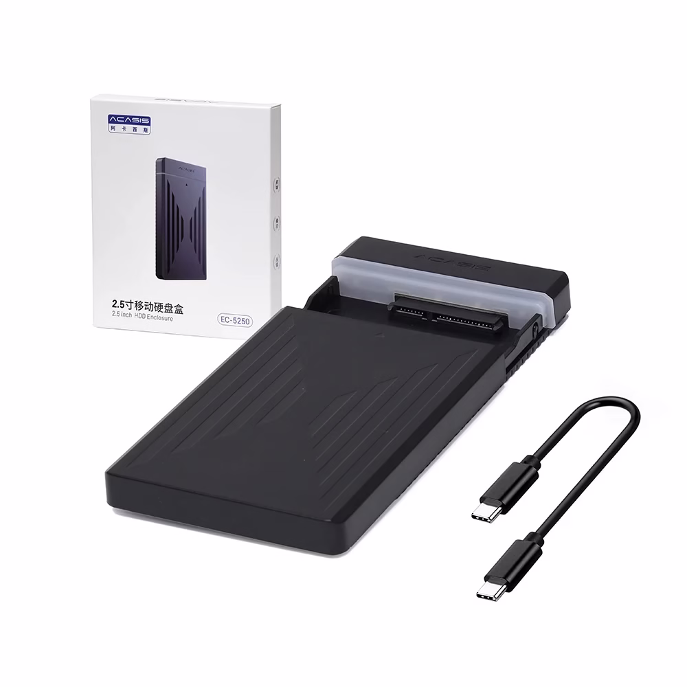 Case para Disco Duro SSD y HDD Acasis EC         