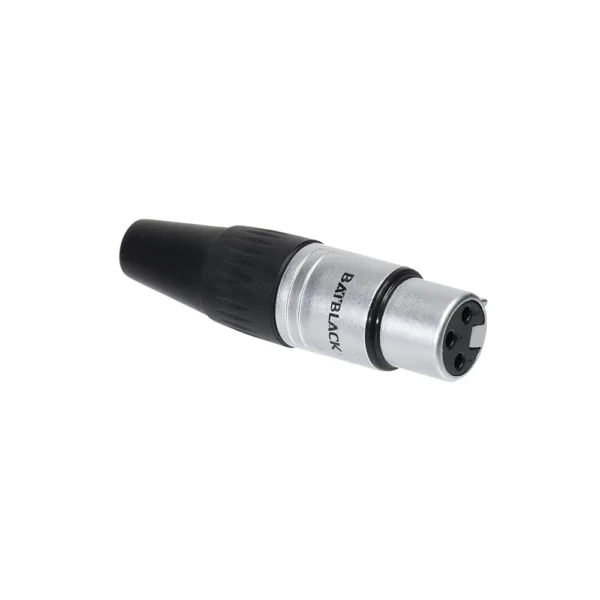 Conector Canon XLR Hembra BatBlack LA1005-AG XLR Hembra BatBlack LA1005-AG: La conexión perfecta para tus equipos de audio