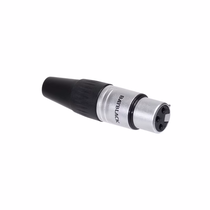 Conector Canon XLR Hembra BatBlack LA AG