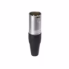Conector Canon XLR Macho BatBlack LA AG Conector XLR Macho BatBlack LA AG Conexiones de audio profesionales