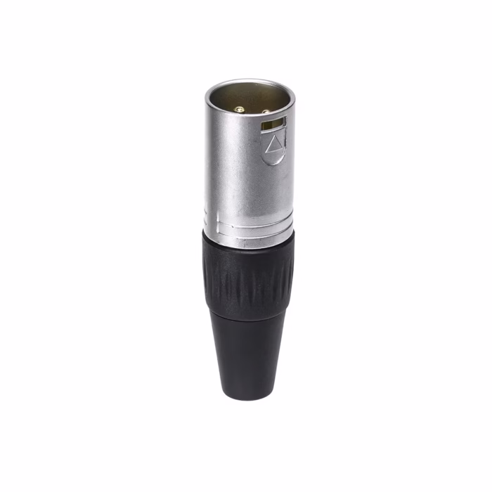 Conector Canon XLR Macho BatBlack LA AG Conector XLR Macho BatBlack LA AG Conexiones de audio profesionales