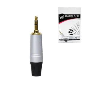 Conector MiniPlug 3.5mm BatBlack LC00161PG Conector de Audio Estéreo MiniPlug 3.5mm - BatBlack LC00161PG - Sonido Impecable