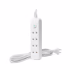 Extensión Múltiple de  Metros con  Salidas Opalux OP NK  Tu Aliado Ideal para la Conectividad Eléctrica Extensión Múltiple de Corriente con  Tomas Redondo  Plano y Cable de  Metros de AWG Color Blanco Opalux OP NK