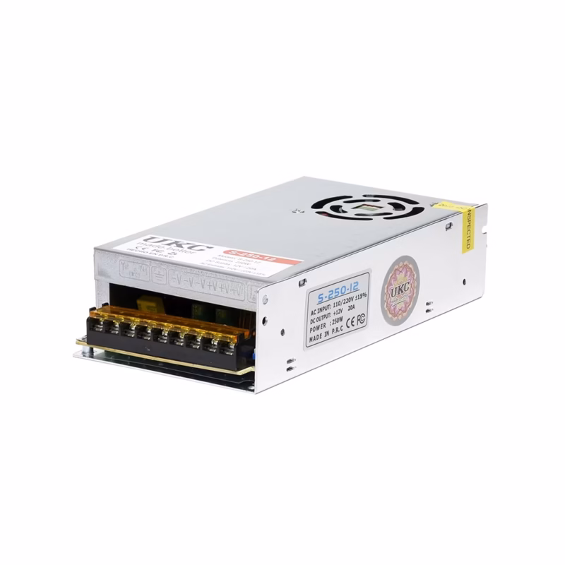 Fuente Switching 12V 20A UKC S-250-12___01 Fuente Switching 12V 20A UKC S-250-12 ¡Potencia tu proyecto con la Fuente Switching 12V 20A UKC S-250-12!