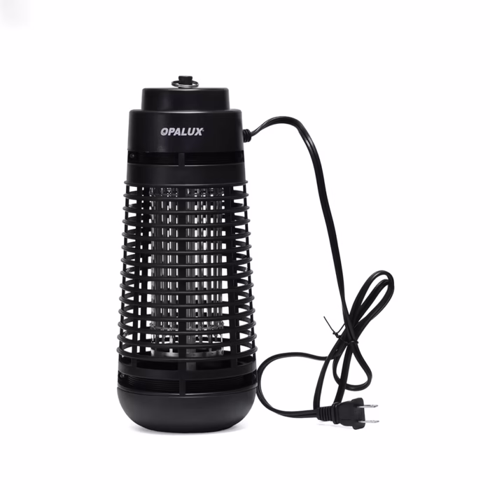 Insectocutor Electrónico OP NB Opalux Elimina Moscas Zancudos y Polillas con Eficacia