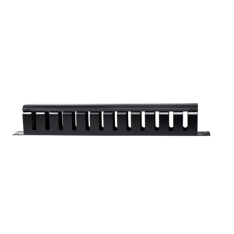 Ordenador de Cables de 1RU para Gabinete FD-OKR12-1U Optimiza tu espacio con el Organizador de Cables de 1RU Metálico para Gabinete, American NET FD-OKR12-1U