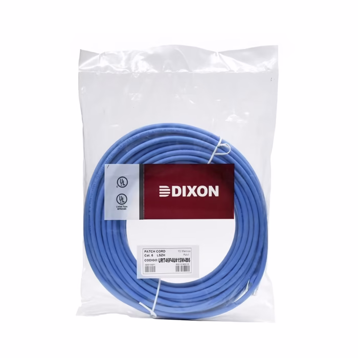 Patch Cord Cat  Metros DIXON URTFU MB Cable Patch Cord Cat m Azul LSZH Dixon URTFU MB Conecta tu mundo a otro nivel