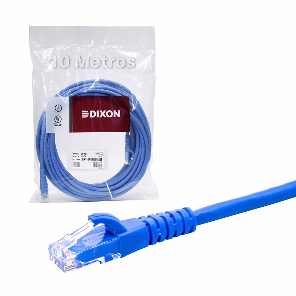 Cable Patch Cord Cat  Metros DIXON URTFU MB Cable Patch Cord Cat m Azul LSZH Dixon URTFU MB Conectividad confiable y segura