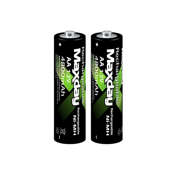Pila Recargable AA Ni-MH MaxDay MD-1076 Pack de 2 Pilas Recargables AAA Ni-MH 2800mAh MaxDay MD-1077