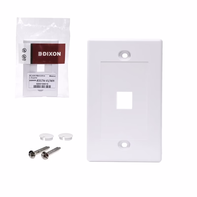 Placa de Pared de  Puerto Ejecutiva Dixon JEA V WH