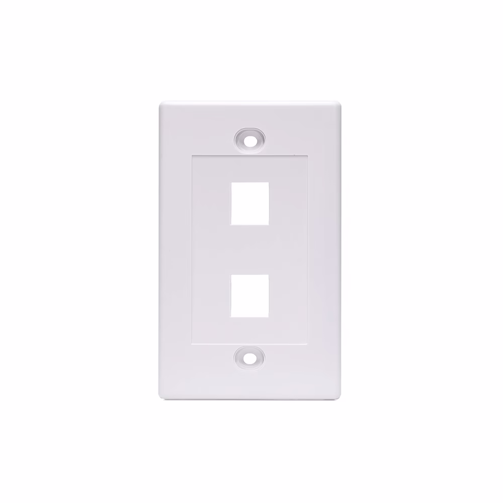 Placa de Pared Dixon JEA V WH Elegancia y Solución Completa para tus Conexiones Placa de Pared de  Puertos Ejecutiva Dixon JEA V WH