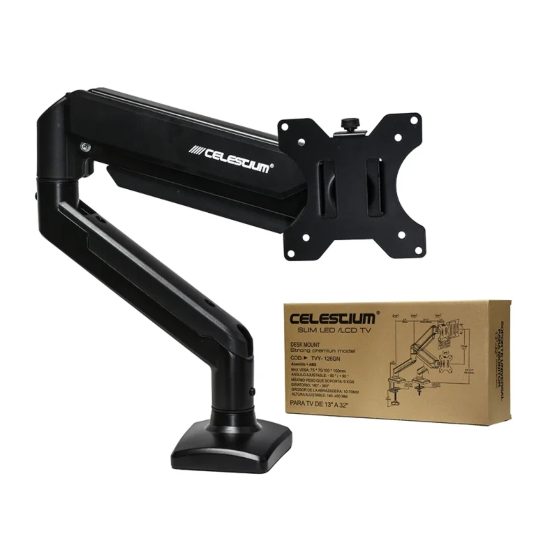 Rack para Monitor TVY-126GN Brazo para Monitor de 13 a 32 Pulgadas con Conector VESA marca Celestium TVY-126GN