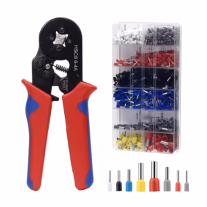 Alicate de Prensado para Terminales HSC8 6-4A y 1200 Conectores GP-126-N Crimping  para Conectores HSC8 6-4A: ¡Tu solución integral para conexiones eléctricas seguras y confiables!