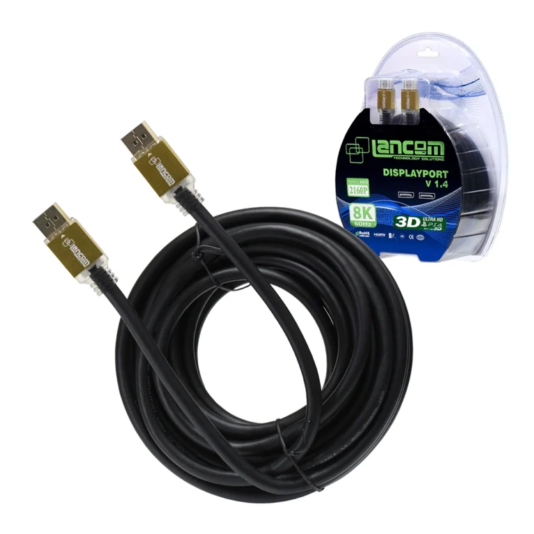 Cable DisplayPort de 15M Lancom ZZ-DPTDP-4K-15M Cable DisplayPort LANCOM de 15 Metros: Conectividad Extensa para Experiencias Visuales Excepcionales