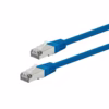Cable Patch Cord CatA M SFTP Color Azul con Chaqueta LSZH  Modelo LTT PCA A  marca LT USA Cable Patch Cord CatA de  Metros Conectividad Segura y Rápida para tu Red