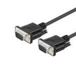 Cable Serial DB9 RS232 Macho a Macho 1.5 Metros Trautech PE-PC0053 Conectividad confiable y de alta velocidad para tus dispositivos seriales