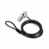 Cable de Seguridad para Laptop con Clave GP  C CM Protege tu laptop con un Cable de Seguridad American NET con Clave de  Dígitos reforzado con silicona y de  metros GP Cm