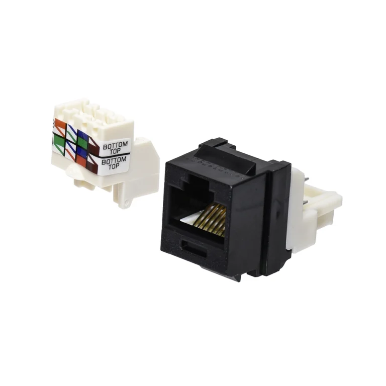 Jack Cat6 Negro Panduit NK6TMBL Mejora tu red con el Jack Cat6 Negro Panduit NK6TMBL Netkey