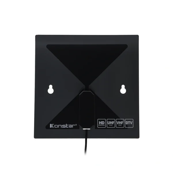 Antena Digital Ultra Delgada Konstar KS-030 Antena UHV VHF Ultra Delgada: Recepción nítida de TDT e ISDB-T en un diseño minimalista