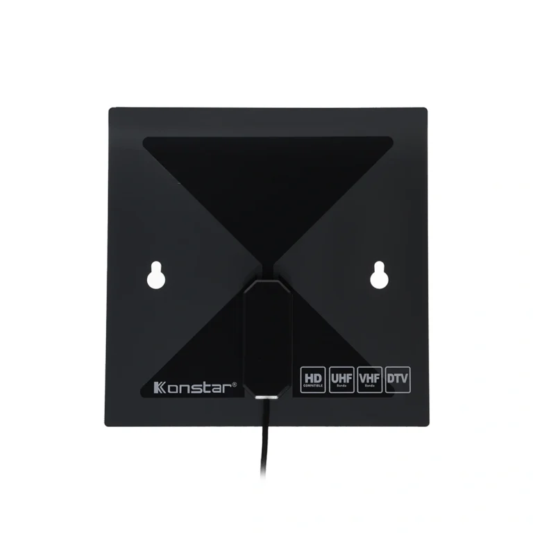 Antena Digital Ultra Delgada Konstar KS-030 Antena UHV VHF Ultra Delgada: Recepción nítida de TDT e ISDB-T en un diseño minimalista