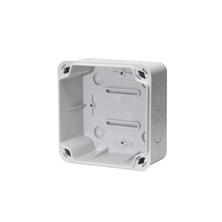Distribución Eléctrica Caja solera para Cámaras de Seguridad, Caja de Pase Solera 113x113x68mm