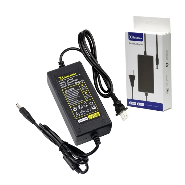 Adaptador de 12V 4A Linkmax OX-1089: Suministro de energía confiable para tus dispositivos electrónicos Fuente de Voltaje de 12 voltios 4 Amperios