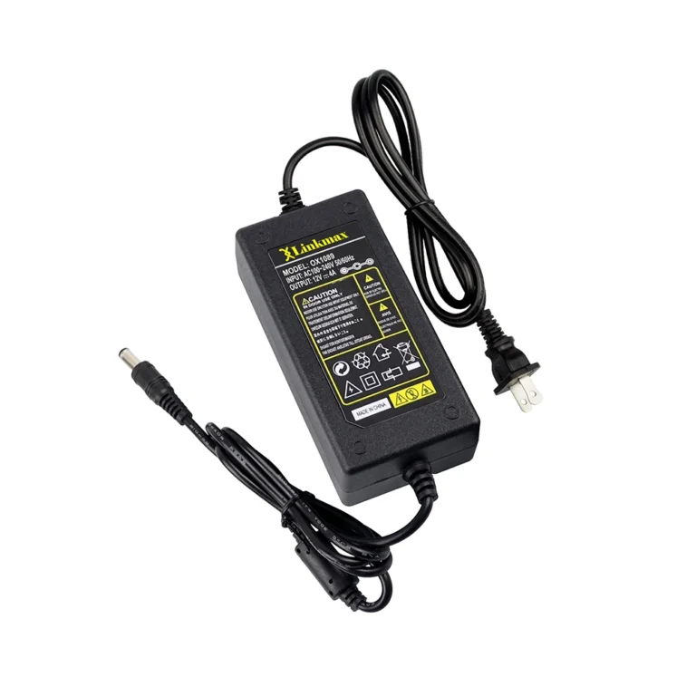 Adaptador de 12V 4A Linkmax OX-1089: Suministro de energía confiable para tus dispositivos electrónicos Fuente de Voltaje de 12 voltios 4 Amperios