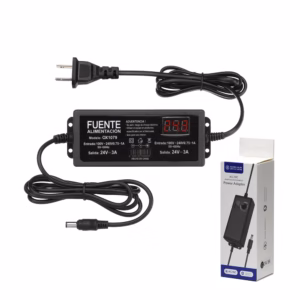 Adaptador de 24V 3A OX-1079: Alimentación universal para tus dispositivos electrónicos