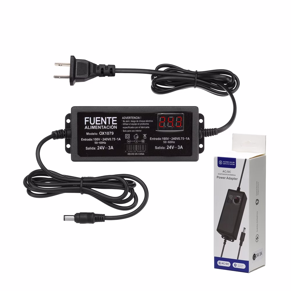 Adaptador de V A OX  Alimentación universal para tus dispositivos electrónicos