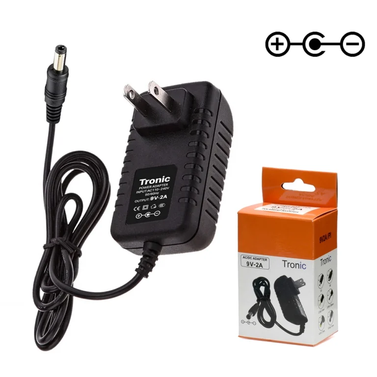 Adaptador 9V 2A con Polaridad Invertida Tronic 9V2API: Solución de alimentación especializada para dispositivos electrónicos Transformador de 9V 2A con Polaridad Inversa