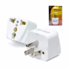 Adaptador Enchufe con Toma a Tierra OP  F Opalux Adaptador Universal Opalux OP  F Viaja por el mundo sin preocupaciones de conectividad