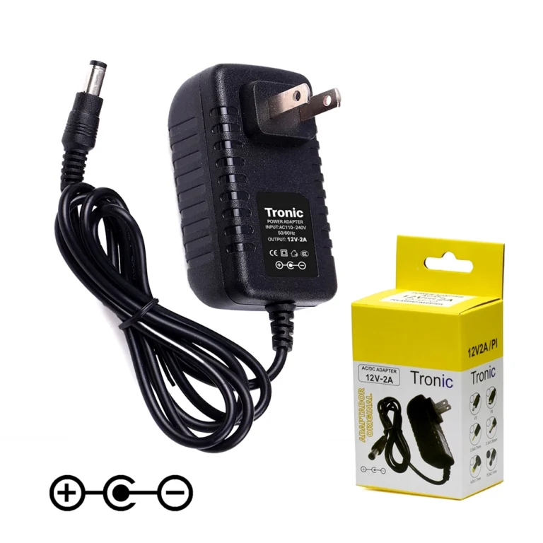 Adaptador de 12V 2A con Polaridad Invertida Tronic 12V2API: Alimentación especializada para tus dispositivos Transformador de 12V 2A Polo Inverso 