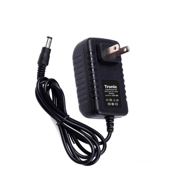 Adaptador de 12V 2A con Polaridad Invertida Tronic 12V2API: Alimentación especializada para tus dispositivos Transformador de 12V 2A Polo Inverso 