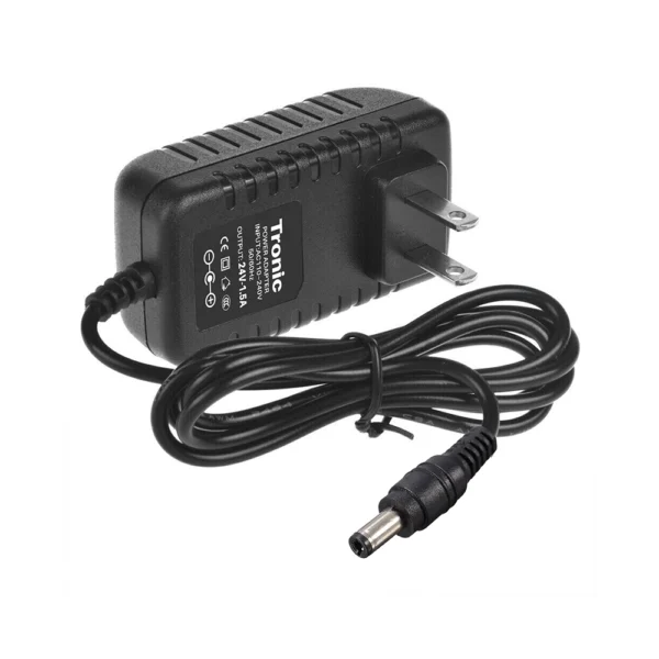 Adaptador de 24V 1.5A Tronic 2415A-DC1: Alimentación confiable para tus dispositivos electrónicos Fuente de Voltaje de 24V 1.5A  