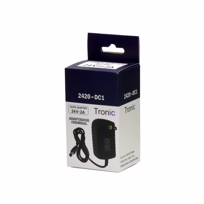 Adaptador de V A Tronic  DC Alimentación confiable para tus dispositivos electrónicos Fuente de Voltaje de V A AJ TD