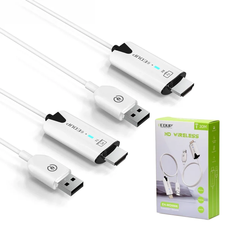 Extender HDMI Inalámbrico de 30 Metros, Marca EDUP, Modelo EH-WD9906 Extensor HDMI Inalámbrico EDUP EH-WD9906: Disfruta de tu contenido en alta definición sin cables