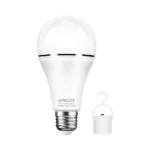 Foco LED Recargable Opalux OP-L1212: Ilumina tu entorno con luz potente y portátil Foco LED de Emergencia con Luz Blanca