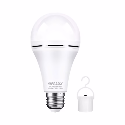 Foco LED Recargable Opalux OP-L1212: Ilumina tu entorno con luz potente y portátil Foco LED de Emergencia con Luz Blanca