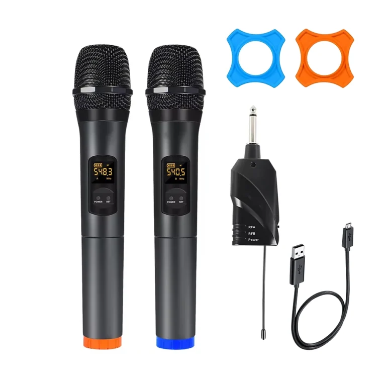 Micrófono Inalámbrico Doble UHF BATBLACK BT-668N: Libera tu voz con sonido profesional