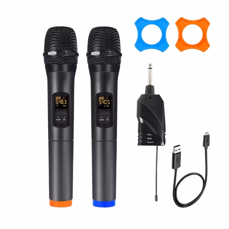 Micrófono Inalámbrico Doble UHF BATBLACK BT N