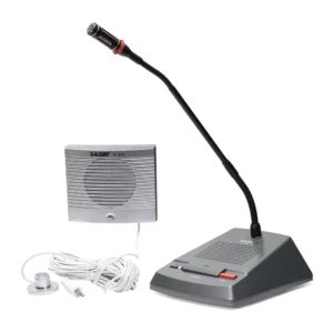 Micrófono de Conferencia para Ventanilla Ealsem F-330: Comunicación Clara y Eficiente, Micrófono para atención al Cliente